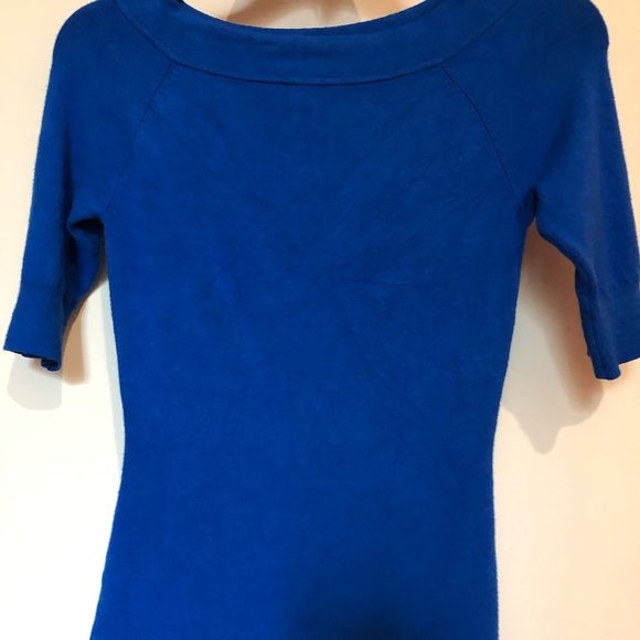 Bebe blue bodycon sweater dress in S - Picture 3 of 5